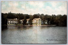 K32/ Oquaga Lake New York Postcard c1910 The Retlaw Building Deposit 540 picture