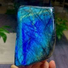 427G Natural Gorgeous Labradorite Quartz Crystal Stone Specimen Healing picture