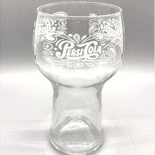 Pepsi Cola Taco Bell Vintage Diner 8 Promo Glasses 1990s Pedestal Tulip Goblets picture