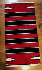 Vintage Southwestern Saddle Blanket Rug 58x28 picture