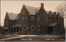 C. 1910 Lodi Ohio Taylor Inn Hotel Building RPPC Real Photo Postcard picture