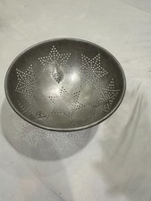 Vintage Aluminum 7 Star Footed Colander Strainer 9