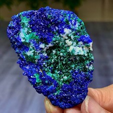 84G BEST Natural Azurite/Malachite crystal minerals specimens V457 picture