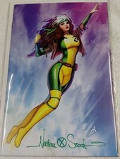 Fall Of The House Of X #1 Signed By Nathan Szerdy COA - ROGUE VIRGIN VARIANT picture
