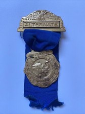 1964 Republican National Convention Alternate Delegate Badge Sen Barry Goldwater picture