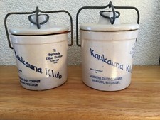Kaukauna Klub Wisconsin Cheese crock picture