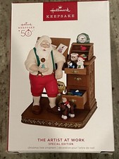 2023 Hallmark 50 Yrs. “Artist at Work” Special Edition Keepsake Ornament- NIB picture