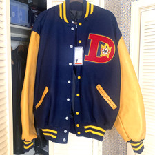 VTG NEW DEMOLAY VARSITY WOOL LETTERMAN'S JACKET MASONIC FREEMASONRY COAT 2XL picture