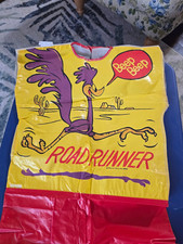 Vintage Warner Bros. Road Runner “Beep Beep” Vinyl Costume Large 12-14 picture