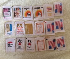 Sugar Packet Collectors Bundle Lot Ephemera Advertising 18 Packets picture