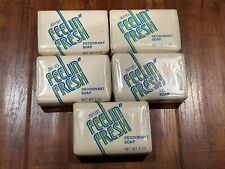 Lot of (5) Vintage 1983 Avon Feelin’ Fresh Deodorant Soap 3 Oz. Bars - New NOS picture