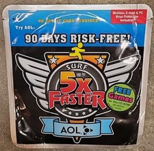 Vintage America Online AOL Internet promo CD original 90 Days Risk Free picture