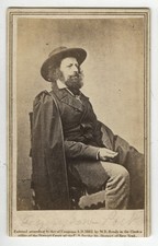 1857/1861 CDV Alfred Lord Tennyson, James Mudd, Anthony Pub Mathew Brady Gallery picture