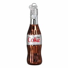 Old World Christmas Mini Diet Coke Bottle Tree Ornament Gumdrops Collection Soda picture