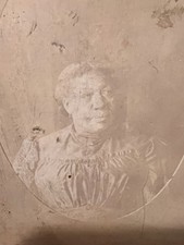 Antique African American Original Photo Cabinet Card Older Woman c. 1880- I’D picture