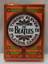 Theory 11 The Beatles Orange Playing Cards New picture