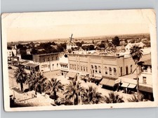 c1942 Solano Street Aerial View Corning California CA RPPC Real Photo Postcard picture