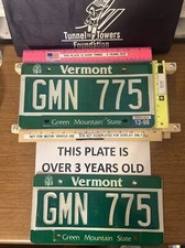 TUNNELTOTOWERSORG BENEFITS  FROM SALE. VERMONT LICENSE PLATE  PAIR. 2 Plates picture