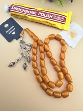 Antique German Misky 33bead Rosary Tesbih مسباح مسبحة مسكي الماني أنتيك N670 picture