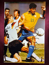 Autograph RAÍ-Soccer BRAZIL WC 1994-Rai-FC Sao Paulo-Paris SG-Botafogo-signed picture