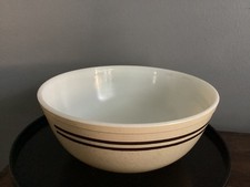 1980’S PYREX “SPECKLED LINES” PROMOTIONAL 404 4QT BOWL NO CHIPS OR CRACKS picture