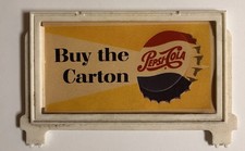 Vintage Double-Sided Sign Pepsi-Cola & Wrigley's Juicy Fruit Gum Topper picture