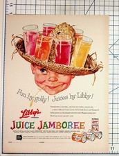 Libby's Juice Jamboree Vintage 1950s Magazine Ad Ephemera Frozen Juices picture