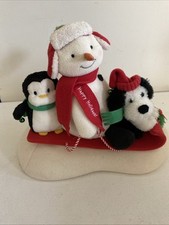 Hallmark 2007 Jingle Pals Sleigh Ride Singing Dancing Plush Snowmen - Tested picture