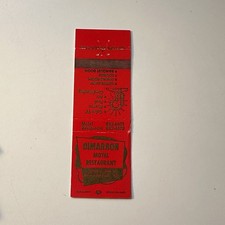 Cimarron Motel Restaurant Klamath Falls, OR Vintage Matchbook Cover 4MB124-2-3 picture
