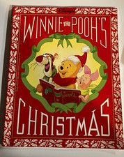 Disney Winnie the Pooh Christmas Book - Vintage Hardcovered picture