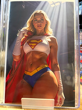 Key Comics Supergirl Inspired Cosplay Virgin Variant Red Cape Bad Girl Cover picture