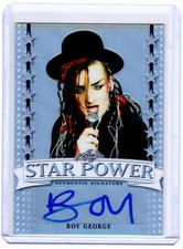 Boy George 2016 Leaf Metal Pop Century Autograph Card Auto Culture Club picture