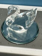 Adorable Swarovski Crystal Swan 1-1/2 Inch SCS Member Renewal Gift & Booklet picture