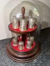 Franklin Mint 13 Colonies Sterling Silver Thimble Set picture