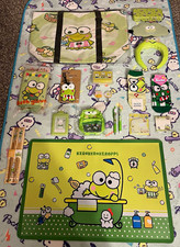 Keroppi Door Mat, Large Bag, Headband, Coin Purse, Eye Mask, Socks & Chopstick picture