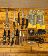 14 Knife Lot Gerber MTech Tac Force Timber Wolf Guidesman Folding Fixed Blade picture