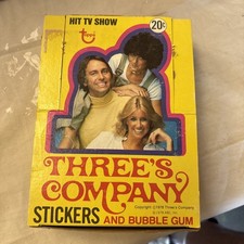 1978 Topps Three's Company TV Show Stickers 36 Unopened Factory Sealed Packs picture