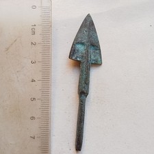 Rare Antique Old bronze Greek Roman ARROWHEAD Home Decor Collection Vintage Art picture