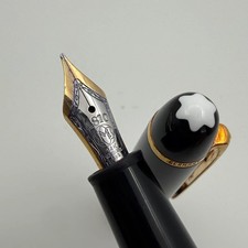 Authentic Montblanc Meisterstück 145 Classique Fountain Pen 14K Gold Nib picture