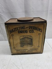 Antique Hazeltine & Perkins Drug Co Tin Grand Rapids MI Wholesale Druggists picture