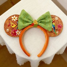 2024 Dole Whip Headband Disney Parks Minnie Ears Birds Enchanted Tiki Room picture