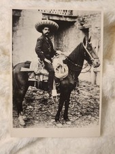 MEXICAN Revolution Emiliano Zapata Vintage Picture Postcard c1912 Casasola  picture