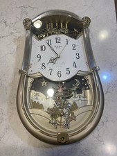 Small World 4MH774 Rhythm Clock Carnival WORKS GREAT picture