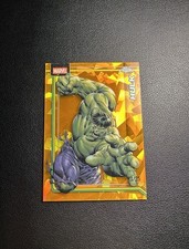 2026 Topps Chrome Marvel Sapphire Hulk #050 Orange Sapphire Refractor /25 picture