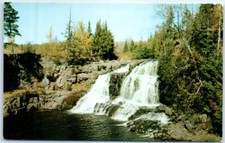 Postcard - Upper Gooseberry Falls, on the North Shore Drive, Lake Superior, MN picture