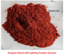 Dragon's Blood Self-Lighting Powder Incense 1 oz Spiritual Ritual Protection picture