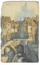 Vintage France Postcard Amiens Fleur-de-Lys Series London picture