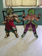 Used Dragon Ball Z Super Saiyan Broly Figpin X7 XL GameStop Exclusive Lot Of 2 picture