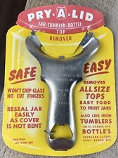 Blemished Vintage NOS Pry-A-Lid Mason Jar Lid & Bottle Cap Top Opener Remover picture