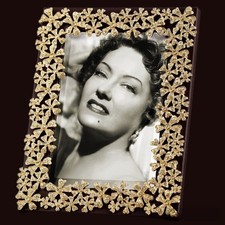 L’Objet Garland 24 Karat Gold w/ Yellow Swarovski Crystals 4 x 6 Gift picture